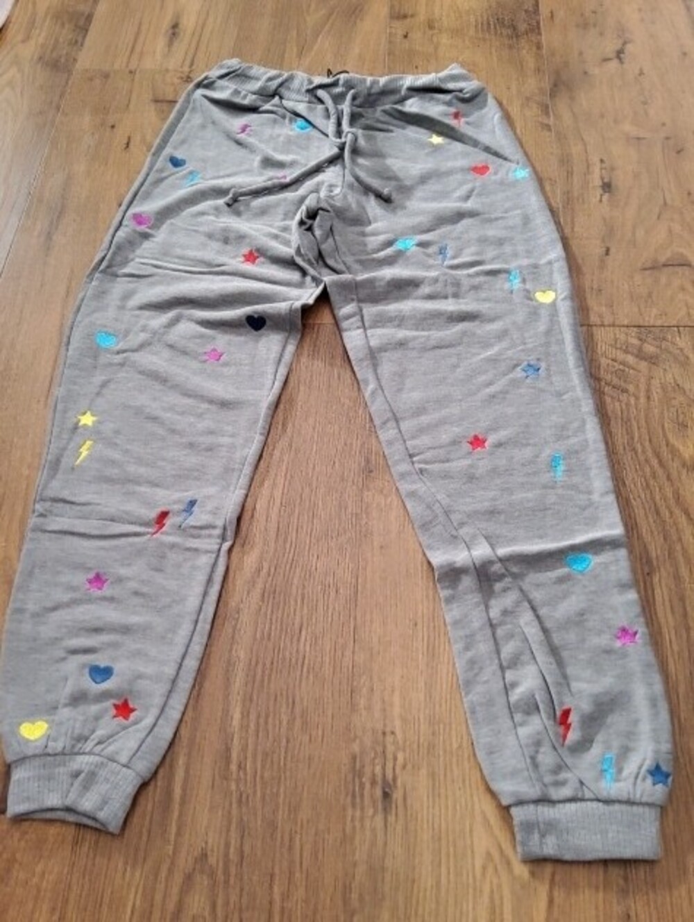 Chaser Rainbow Stitches Knit Pants Joggers NIP NWT Medium